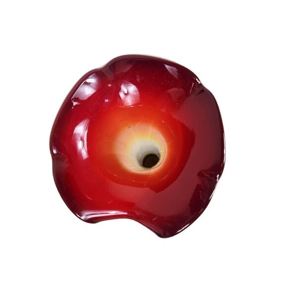 Vintage Murano Jack in The Pulpit Calla Lily Hand Blown Glass Large Vase 16” - Picture 8 of 9